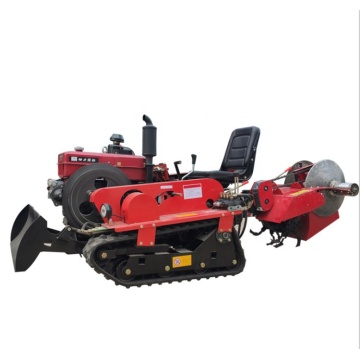 Penanam Traktor Crawler berkualiti tinggi: Mesin khusus untuk ridging dan penanaman strawberi