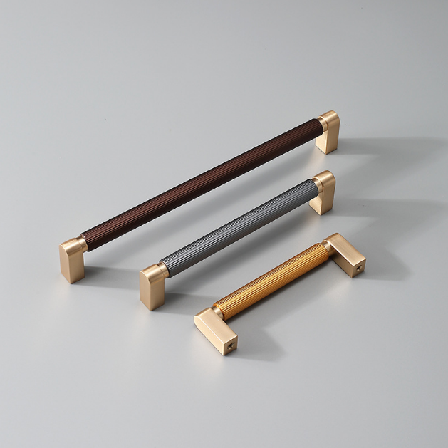 Linear texture furniture drawer pull