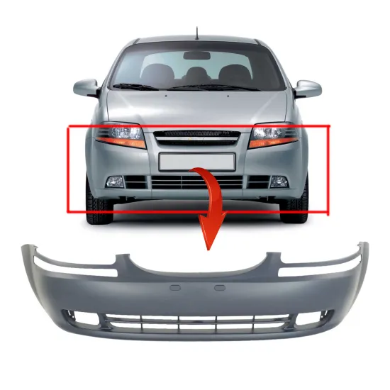 Chevrolet Aveo 2006-2011 Front Bumper Cover - 2009 Accessories Parts