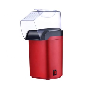 High-Speed 1200W Red Mini Low-Fat Oil-Free Popcorn Machine
