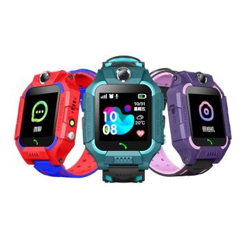Sixth Generation Q19 Z6 Smartwatch with Anti-Lost SOS Call and GSM LBS Location for Kids