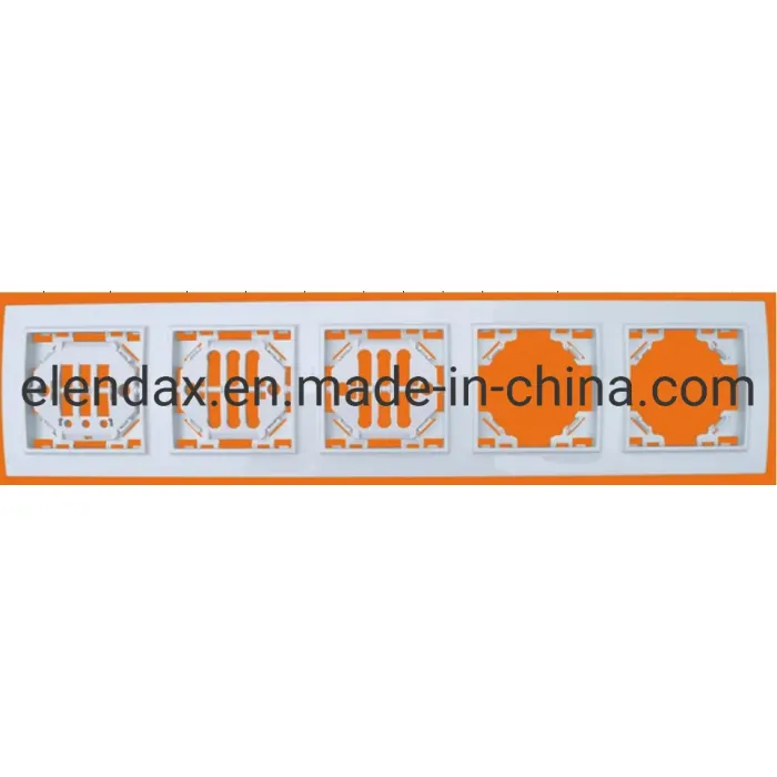 Bingkai ABS Sakelar & Soket 4 Arah Jerman