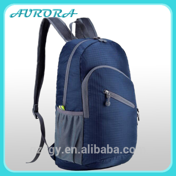 Promotional Waterproof folding Nylon Sport backpack outdoor hiking