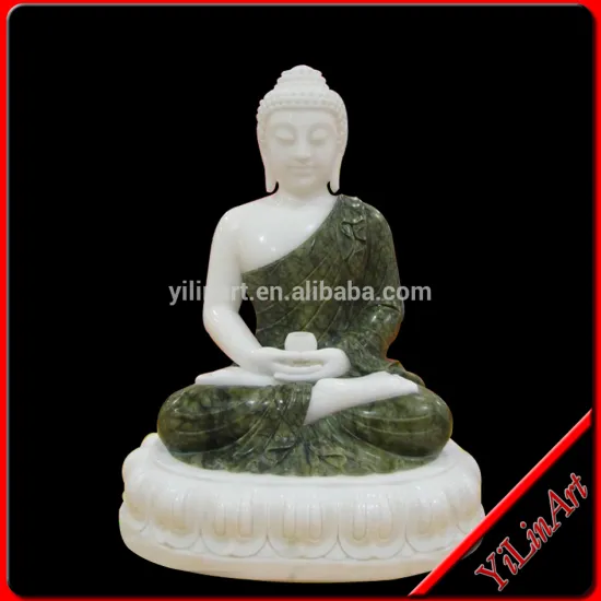 Hand Carved Marble Stone Buddha Statue For Sale