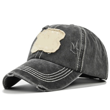 Custom Logo Baseball Cap: Street Wear Cowboy Style Trucker Hat with Curved Brim