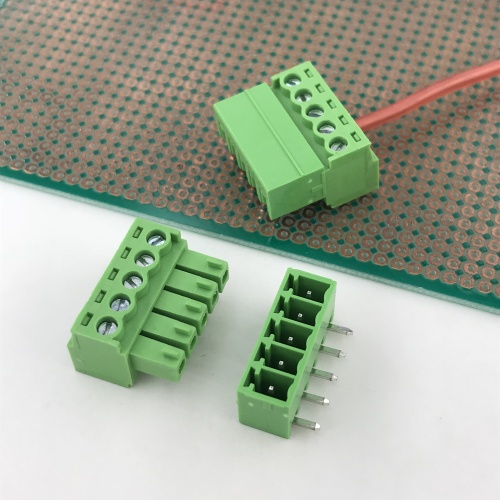 PCB de 3,5 mm PCB de 5 vias Terminal Bloco