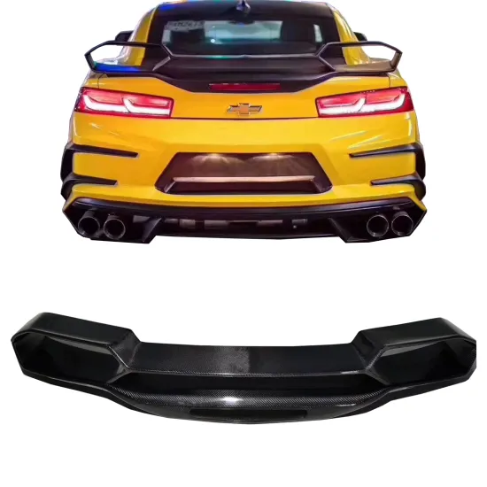 Carbon Fiber Rear Spoiler Wing for Chevrolet Camaro - Bumblebee Transformers Quality