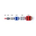 Straight Small Plastic Dice 8MM in Assorted Colors