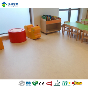Eco friendly safe kindergarten classroom flooring