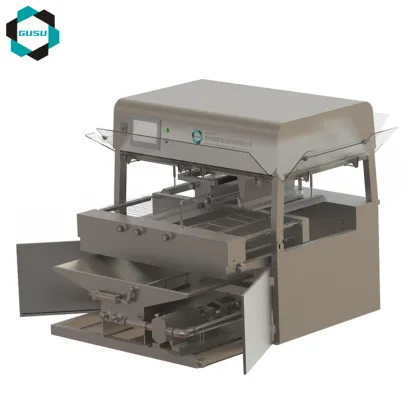 GUSU Chocolate Coating Machine for Cakes and Snickers Bars