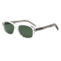 Tortoiseshell Square Acetate Sunglasses