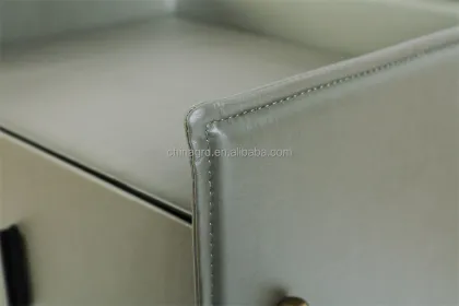 Budget-Friendly Luxury Leather-Look PU PVC Bedside Table