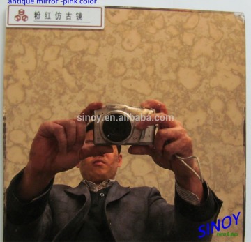 High Quality Waterproof Silver Coated Antique Mirror Glass for home and commercial decorations
