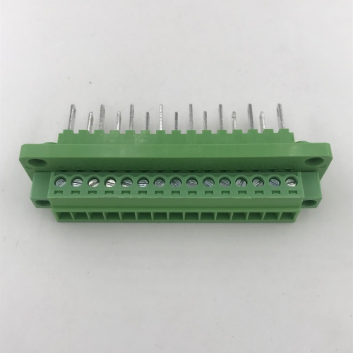 15pin through wall mounting pluggable terminal block