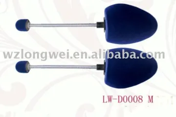 PU flocking high heel shoe trees/spring shoe last/adjustable shoe stretcher