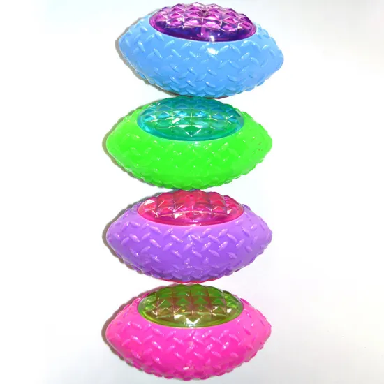 TPR LED Dog Chew Toy - Teeth Cleaning Molar Ball