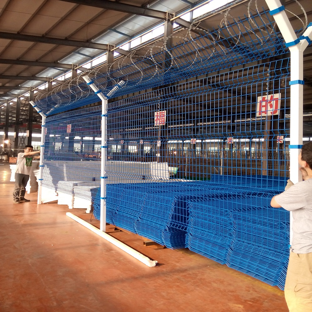 Anti Climb PVC Coated Airport Security Fence for Protection