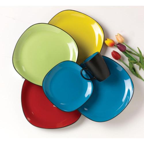 2 tone color dinenr set