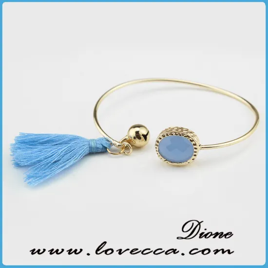 2017 gold plated fashion stone bangle bracelet