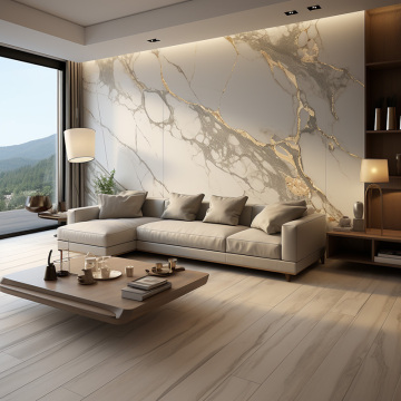 Charcoal WPC Wood Veneer High Gloss Interior Wall Panel