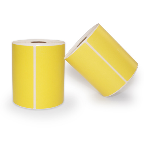 Endereço de entrega amarela de alta qualidade adesivo de etiqueta