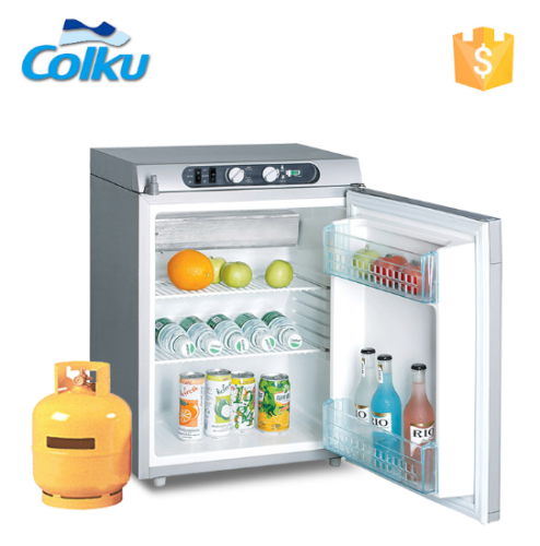 Absorption Upright 60L Natural Lpg Gas Refrigerator