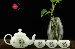 Hot Sale Milk Glass Teaware of Chinese Style