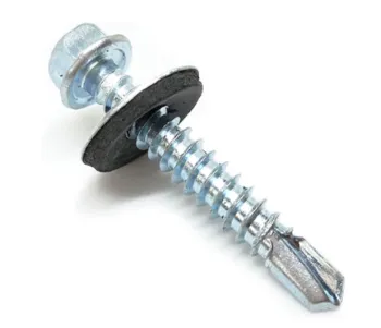 Flange self drilling screw EPDM steel bonded washer