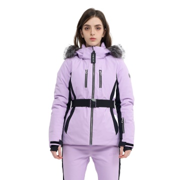 Best waterproof ski jacket Double Warm Hooded