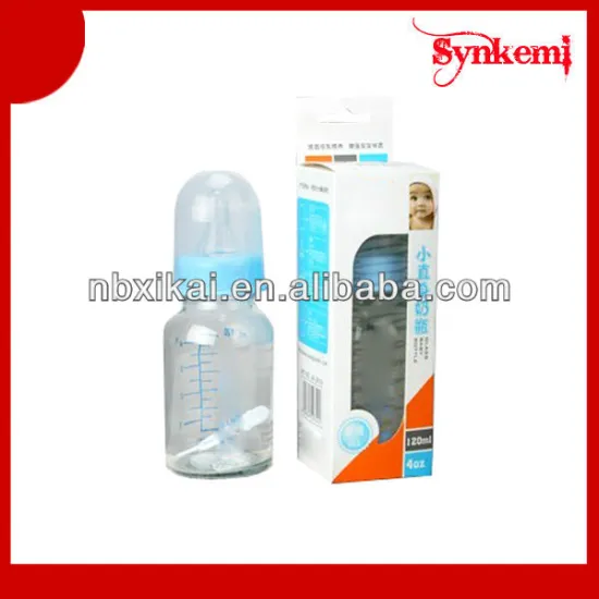 120ml glass feeding bottle