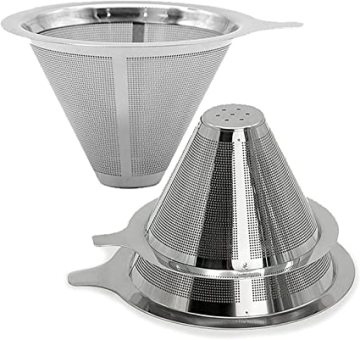 Portable Metal Coffee Tea Maker Kettle with 304 Dripper Filter