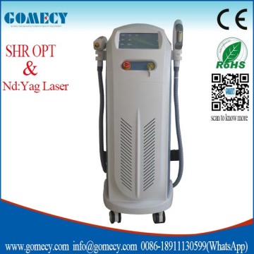 Nd yag laser treatment for facial pore cleanser/tattoo removal SHR IPL face care hair remover on alli baba com