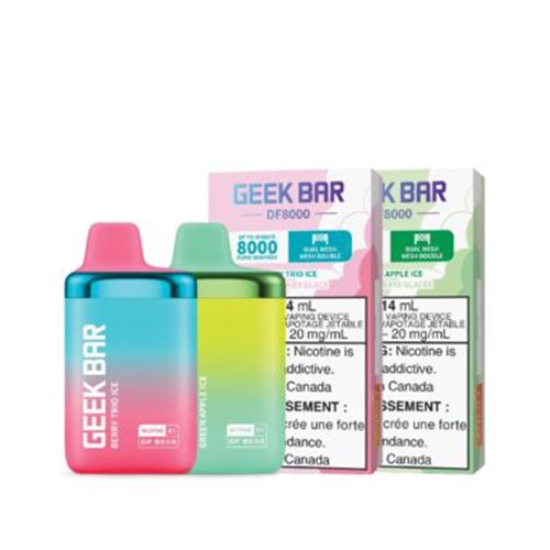 Bar Geek Geek Bar DF8000 Puffs يمكن التخلص منها Vape 14ml E-Liquid