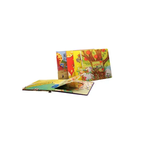 Hardcover Paper printing 3D story reading books