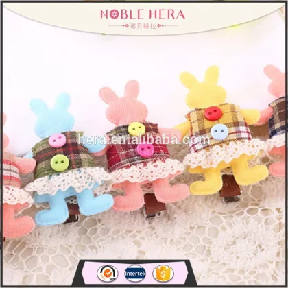 Children's Little Bear With Buttons Baby Hair Clips