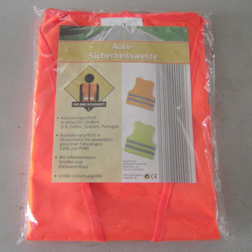 Safety vest, measures 66.5x54cm