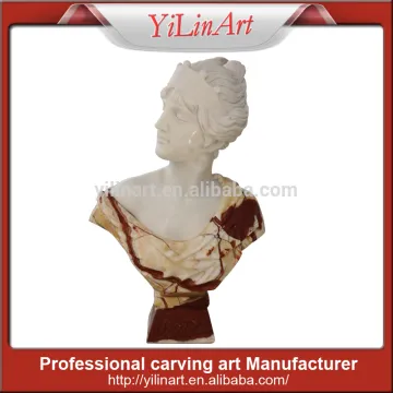 Marble Woman Bust Statue Carving Sculpture ,Lady Head Sculpture YL-T200