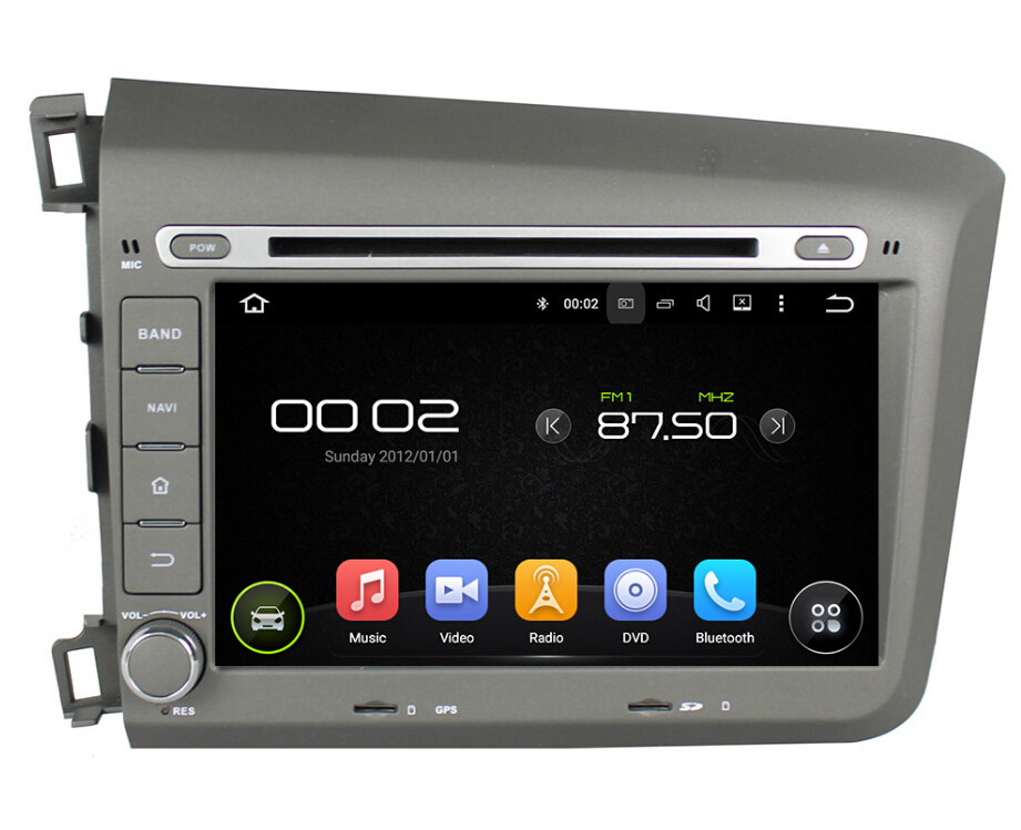 Honda Civic 2012 android car gps player