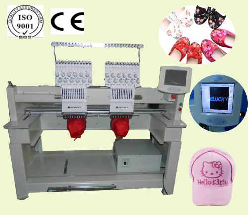 Used Condition Flat Cap T-Shirt Shoes Bags Gloves Embroidery Machine for Sale