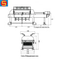 Digital jacquard tising air jet loom 6912 crochets