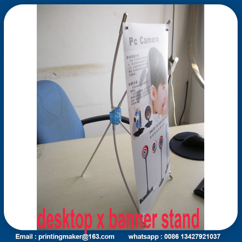 Mini Desktop X-banner Economical Tabletop Display