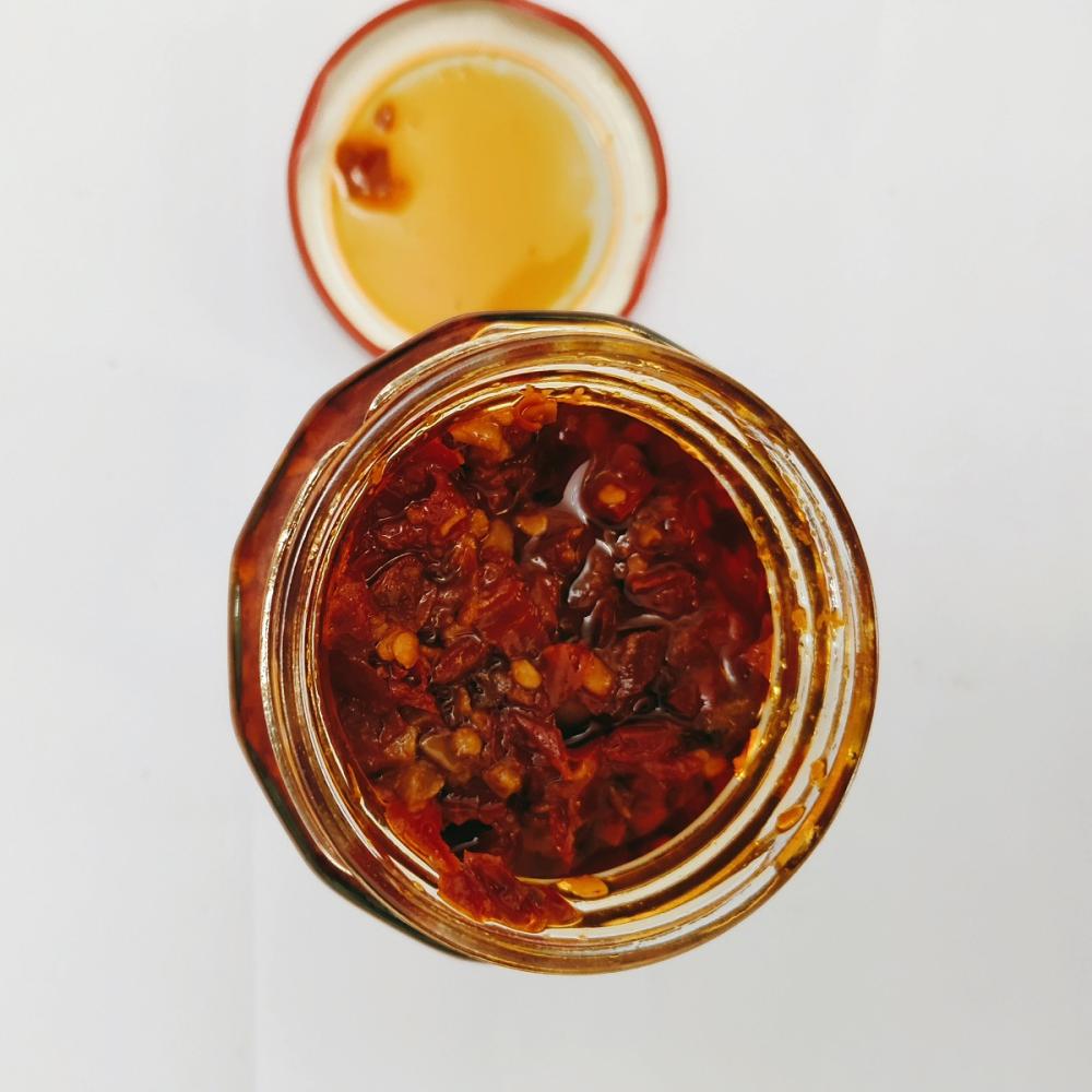 Salsa de chile de sabor a ajo de calidad