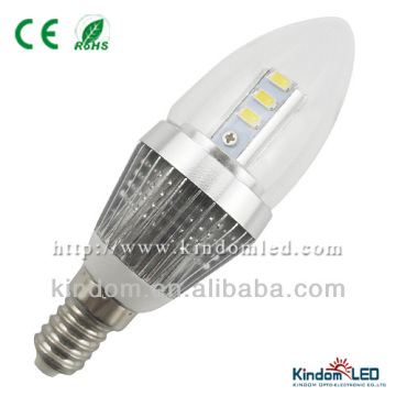 E27/E14/B22 LED filament candle led lighting 5W 410lm