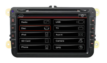8 Inch Dual Zone Bluetooth Phone Call 3g Usb Pip Picture In Picture Volkswagen Dvd Gps St-7609