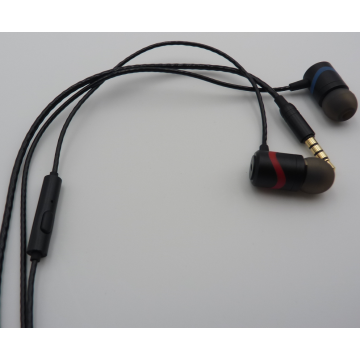 Membatalkan Kebisingan Earbud Headphone Stereo Premium dengan Mic