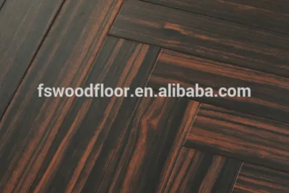 dark ebony parket fashion fishbone supplier