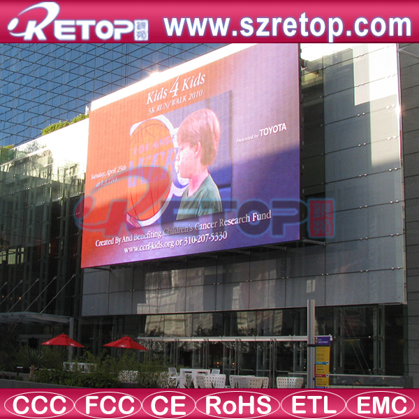 Retop 10mm 1280*960 Outdoor Fixed LED Screen