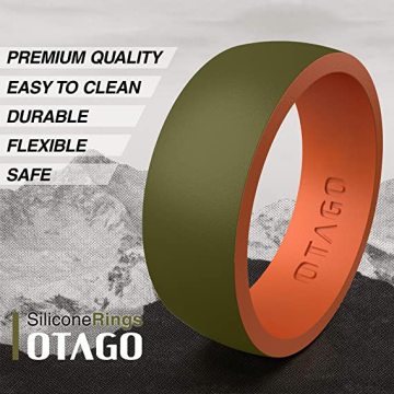 Silicone Rings Wedding Bands for Women Men