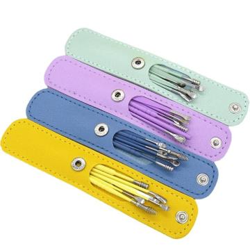 Professional Ear Wax Removal Tool Set with Case - 6pcs Ear Pick Kit