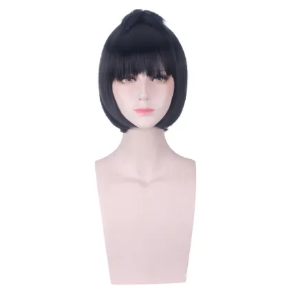 Black-Purple Short Bob Wig Bruno Bucciarati Cosplay - JoJo's Bizarre Adventure